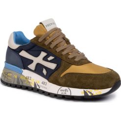 Sneakersy PREMIATA - Mick 4568 Blue/Green. Niebieskie sneakersy męskie Premiata, na co dzień, bez wzorów, z zamszu, klasyczne, bez zapięcia. Za 869,00 zł.