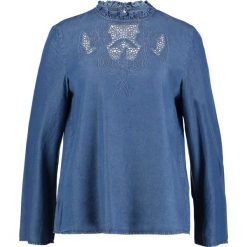 Bluzki asymetryczne: Cortefiel BORDADO Bluzka blue