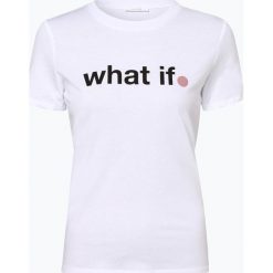 Opus - T-shirt damski – Santi, czarny. Czarne t-shirty damskie Opus, z nadrukiem, z bawełny. Za 99,95 zł.