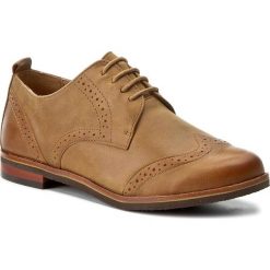 Oxfordy CAPRICE - 9-23200-29 Cognac Antic 311. Brązowe jazzówki damskie marki Caprice, ze skóry, na płaskiej podeszwie. W wyprzedaży za 189,00 zł.