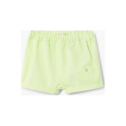 Mango Kids - Szorty dziecięce Rita 62-80 cm. Białe spodenki dziewczęce marki Mango Kids, z bawełny, casualowe. W wyprzedaży za 49,90 zł.