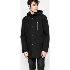 Medicine - Płaszcz Slow Future. Czarne płaszcze męskie MEDICINE, xl, bez wzorów, z bawełny, z kapturem. W wyprzedaży za 129,90 zł.
