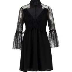 Sukienki: Lost Ink PANELLED DRESS Sukienka koszulowa black