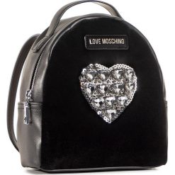 Plecak LOVE MOSCHINO - JC4121PP1BLT100B Nero. Czarne plecaki damskie Love Moschino, bez wzorów, ze skóry ekologicznej. Za 849,00 zł.