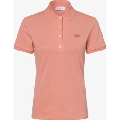 Lacoste - Damska koszulka polo, czerwony. Czerwone koszulki damskie polo Lacoste, z aplikacjami, z dżerseju, polo, bez rękawów, bez kaptura. Za 449,95 zł.