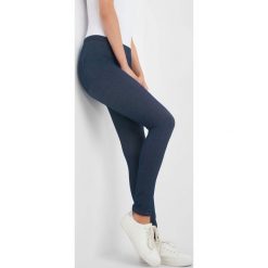 Jeansowe legginsy z gumką w pasie. Niebieskie legginsy Orsay, xs, z bawełny. Za 49,99 zł.