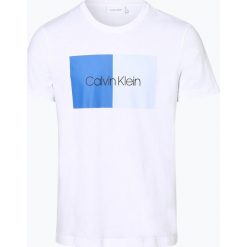 Calvin Klein - T-shirt męski, biały. Białe t-shirty męskie Calvin Klein, xl, bez wzorów, bez kołnierzyka. Za 179,95 zł.