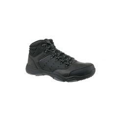 Buty Skechers Larson 65160-BLK. Czarne trampki męskie Skechers, bez wzorów, bez zapięcia. Za 299,99 zł.