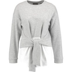 Bluzy rozpinane damskie: one more story Bluza silver grey melange