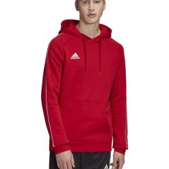 ADIDAS CORE 18 > CV3337. Bluzy męskie Adidas, xl, bez wzorów, z bawełny, klasyczne, z kapturem, bez rękawów, bez kaptura. W wyprzedaży za 109,99 zł.