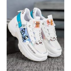 Sneakersy fashion sport. Sneakersy damskie SHELOVET, ze skóry ekologicznej. Za 79,00 zł.