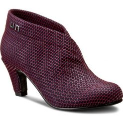 Botki UNITED NUDE - Fold Mid 10027530102 Wine Silicon. Czerwone botki damskie skórzane marki United Nude. W wyprzedaży za 439,00 zł.