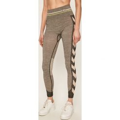 Hummel - Legginsy. Szare spodnie damskie Hummel, s, z elastanu, z podwyższonym stanem. W wyprzedaży za 99,90 zł.