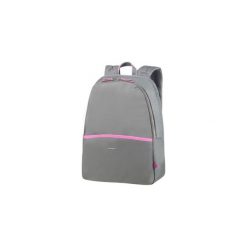 Plecak SAMSONITE Nefti 14.1 cali Szaro-różowy. Szare plecaki damskie Samsonite, bez wzorów, biznesowe. Za 299,00 zł.