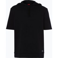 HUGO - Męska bluza nierozpinana – Drib, czarny. Czarne bluzy męskie marki HUGO, m, z nadrukiem, z krótkim rękawem, krótkie, z kapturem. Za 429,95 zł.