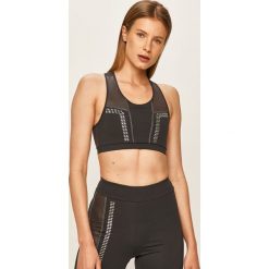 LaBellaMafia - Biustonosz sportowy. Szare biustonosze sportowe damskie LABELLAMAFIA, s, z nadrukiem, z elastanu. Za 149,90 zł.
