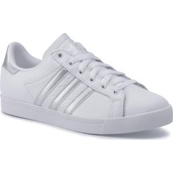Buty adidas - Coast Star W EE6521 Ftwwht/Silvmt/Cblack. Białe buty sportowe damskie Adidas, bez wzorów, ze skóry ekologicznej, sportowe. W wyprzedaży za 219,00 zł.