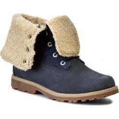 Trapery Timberland Ayth 6In Shrl Bt Nav 1690A/TB01690A4841. Niebieskie buty trekkingowe damskie Timberland, bez obcasa, bez zapięcia. W wyprzedaży za 319,00 zł.