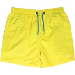 Męskie Żółte Spodenki Kąpielówki, Plażowe, Rekreacyjne, Sportowe, Jaskrawe, Pako Jeans SPPJNSPLAZOWESTILLzt. Żółte kąpielówki męskie m, z napisami, z jeansu, sportowe. Za 49,00 zł.