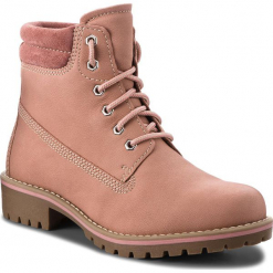 Trapery MARCO TOZZI - 2-26248-31 Rose Comb 554. Czerwone buty zimowe damskie marki Marco Tozzi, z nubiku. W wyprzedaży za 209,00 zł.