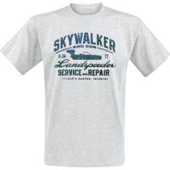 T-shirty męskie: Star Wars Skywalker And Son T-Shirt odcienie szarego