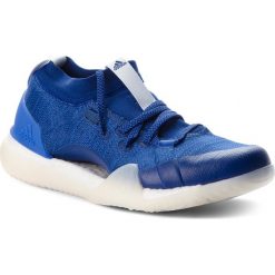 Buty adidas - PureBoost X Trainer 3.0 DA8967 Mysblu/Aerblu/Hirblu. Niebieskie buty sportowe damskie Adidas, z materiału, sportowe, na fitness i siłownię. W wyprzedaży za 399,00 zł.
