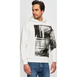 Calvin Klein Jeans - Bluza Andy Warhol. Białe bluzy męskie Calvin Klein Jeans, s, z nadrukiem, z bawełny, z kapturem, bez rękawów, z kapturem. Za 539,90 zł.