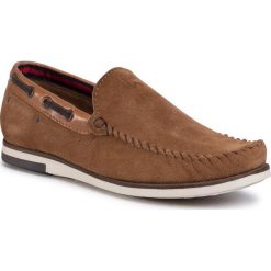 Mokasyny WRANGLER - Sharky Suede WM01140A Rust 069. Pomarańczowe mokasyny męskie Wrangler, na co dzień, bez wzorów, ze skóry, bez zapięcia. W wyprzedaży za 239,00 zł.