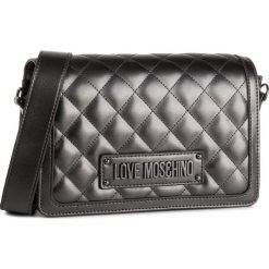 Torebka LOVE MOSCHINO - JC4002PP18LA0906 Fucile. Szare listonoszki damskie Love Moschino, na co dzień, bez wzorów, ze skóry ekologicznej, bez dodatków. W wyprzedaży za 599,00 zł.