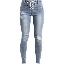 Rurki damskie: Missguided SINNER UP ZIP DETAIL SKINNY Jeans Skinny Fit vintage blue