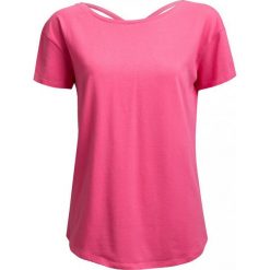 T-shirt damski TSD613 - różowy - Outhorn. Różowe koszulki damskie Outhorn, bez wzorów, z materiału, bez kołnierzyka, bez rękawów. Za 49,99 zł.
