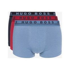 BOSS 3-pack Bokserki Niebieski Czerwony. Czerwone bokserki męskie Boss, bez wzorów, z elastanu. Za 187,95 zł.