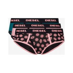 Diesel 3-pack Spodenki Niebieski Różowy. Różowe figi damskie Diesel, m, bez wzorów, z elastanu. Za 192,95 zł.