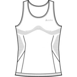 Odlo Koszulka Tank cross back EVOLUTION LIGHT - 181071 - 181071XS. Szare topy sportowe damskie marki Odlo, xs. Za 129,95 zł.