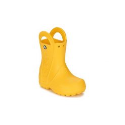 Kalosze Dziecko Crocs HANDLE IT RAIN BOOT KIDS. Żółte kalosze dziewczęce Crocs. Za 96,80 zł.