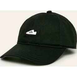 Adidas Originals - Czapka. Czarne czapki męskie adidas Originals, bez wzorów, z bawełny. W wyprzedaży za 89,90 zł.