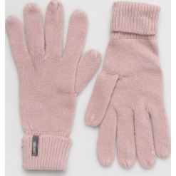 Answear - Rękawiczki. Czerwone rękawiczki damskie ANSWEAR, z dzianiny. Za 39,90 zł.