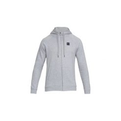 Bluzy Under Armour Rival Fleece Fz Hoodie 1320737-036. Szare bluzy męskie Under Armour, s, bez wzorów, bez kołnierzyka, bez rękawów, bez kaptura. Za 189,99 zł.