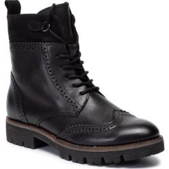 Trapery CAPRICE - 9-25202-23 Black Nappa Co 026. Czarne trapery damskie Caprice, ze skóry, bez obcasa, bez zapięcia. W wyprzedaży za 279,00 zł.