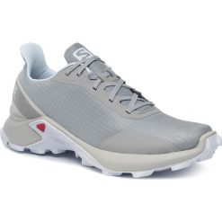 Buty SALOMON - Alphacross 407981 23 V0 Alloy/Vapor Blue/White. Szare buty sportowe męskie Salomon, z materiału, do biegania. W wyprzedaży za 249,00 zł.