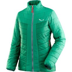 Kurtka puchowa "Puez" w kolorze zielonym. Zielone kurtki damskie Salewa, bez wzorów, z materiału, bez kaptura. W wyprzedaży za 395,95 zł.