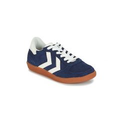 Buty Dziecko Hummel VICTORY JR. Niebieskie trampki chłopięce marki Hummel. Za 207,20 zł.
