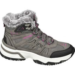 Trekkingowe buty damskie Highland Creek szare. Szare buty sportowe damskie z materiału, sportowe. Za 119,90 zł.