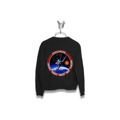 Bluza Space Shuttle Mission STS-7 Challenger Męska. Czarne bluzy męskie Failfake, s, bez wzorów, bez kołnierzyka, bez rękawów, bez kaptura. Za 170,00 zł.