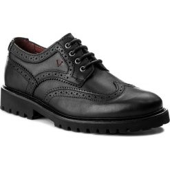 Półbuty męskie: Półbuty GUESS - Trevor FMTRR4 LEA10 BLACK