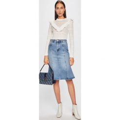 Miss Sixty - Sweter. Białe swetry damskie Miss Sixty, s, bez wzorów, z wiskozy, bez rękawów, bez kaptura. W wyprzedaży za 269,90 zł.