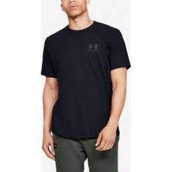 Under Armour Sportstyle LC Koszulka Czarny. Czarne podkoszulki męskie Under Armour, s, z nadrukiem, z bawełny, z krótkim rękawem. Za 119,95 zł.