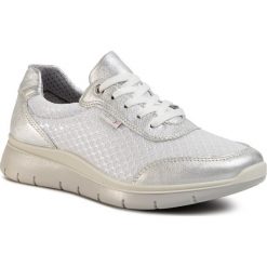 Sneakersy IMAC - 505800 Silver/Grey 51335/018. Szare półbuty damskie Imac, na co dzień, bez wzorów, ze skóry, bez obcasa, na płaskiej podeszwie, bez zapięcia. Za 279,00 zł.