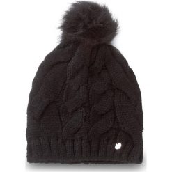 Czapka LIU JO - Cuffia Treccia Ponpo A18226 M0300 Nero 22222. Czarne czapki zimowe damskie Liu Jo, z materiału. Za 149,00 zł.
