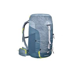 Plecak turystyczny - MH100 - 40 l. Szare plecaki męskie QUECHUA, bez wzorów, z elastanu. Za 169,99 zł.